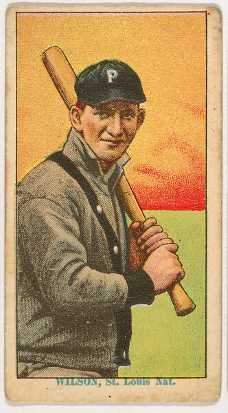 Owen Wilson, St Louis, from Coupon Cigarettes Baseball Issue, 1914-1916, Coupon Cigarettes, Commercial color lithograph 