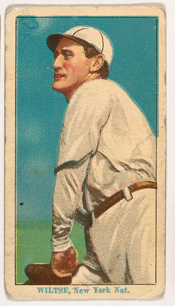 George "Hooks" Wiltse, New York, from Coupon Cigarettes Baseball Issue, 1914-1916, Coupon Cigarettes, Commercial color lithograph 