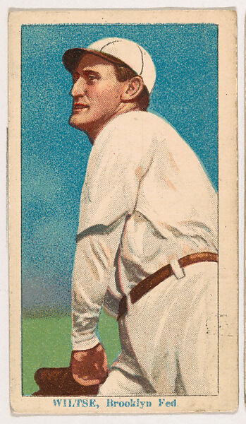 George "Hooks" Wiltse, Brooklyn, from Coupon Cigarettes Baseball Issue, 1914-1916, Coupon Cigarettes, Commercial color lithograph 