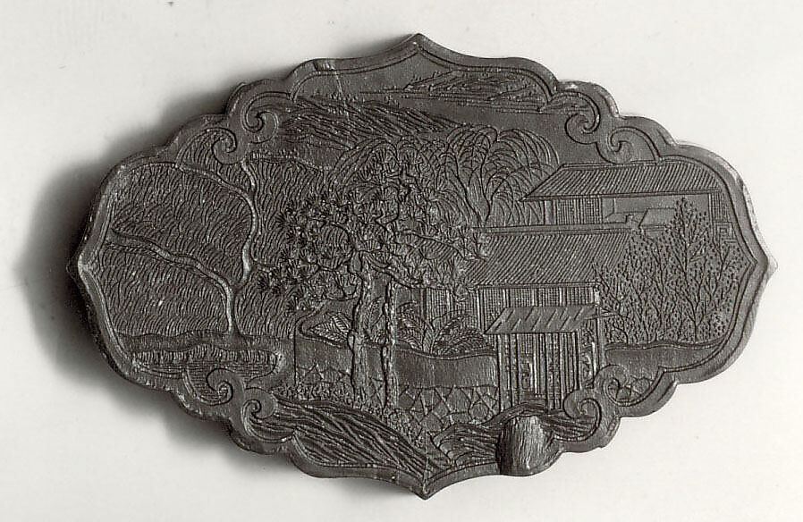 The Bountiful and Joyful Pavilion, Workshop of Jian Guzhai (Chinese,), Ink, China