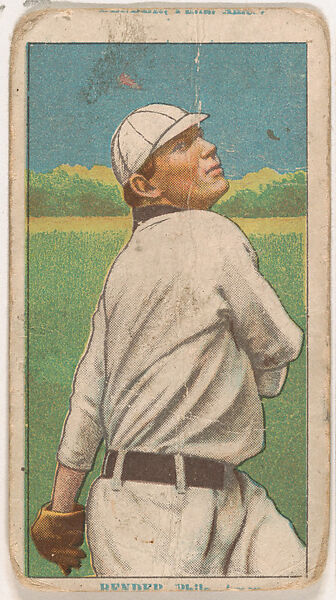 Chief Bender, Philadelphia, from Red Cross Tobacco Baseball Series, 1912-1913, Red Cross Tobacco, Commercial color lithograph 