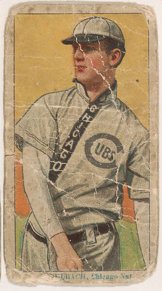 Ed Realbach, Chicago, from Red Cross Tobacco Baseball Series, 1912-1913, Red Cross Tobacco, Commercial color lithograph 