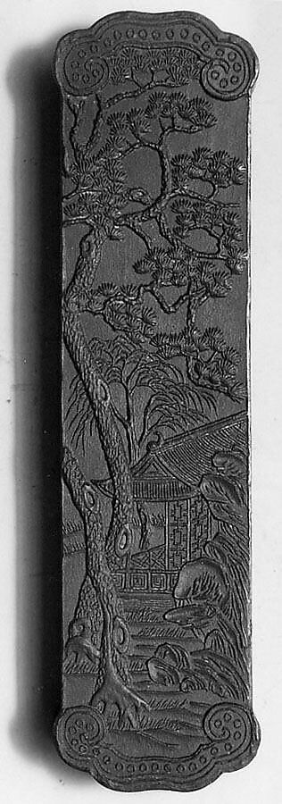 The Intertwining Green Court, Workshop of Jian Guzhai (Chinese,), Ink, China