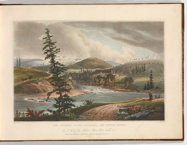 Junction of the Sacandaga and Hudson Rivers (No. 2 of The Hudson River Portfolio)