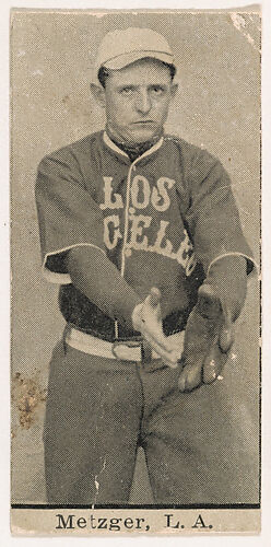 George Metzger, Los Angeles, from Mono Cigarettes Leading Actresses and Baseball Players series, 1910-1911