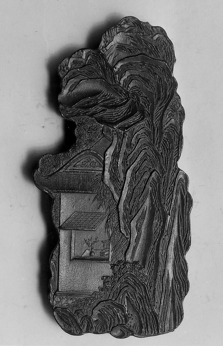 Cherishing Elegance Studio, Workshop of Jian Guzhai (Chinese,), Pine soot and binding medium; inscribed in gilt, China