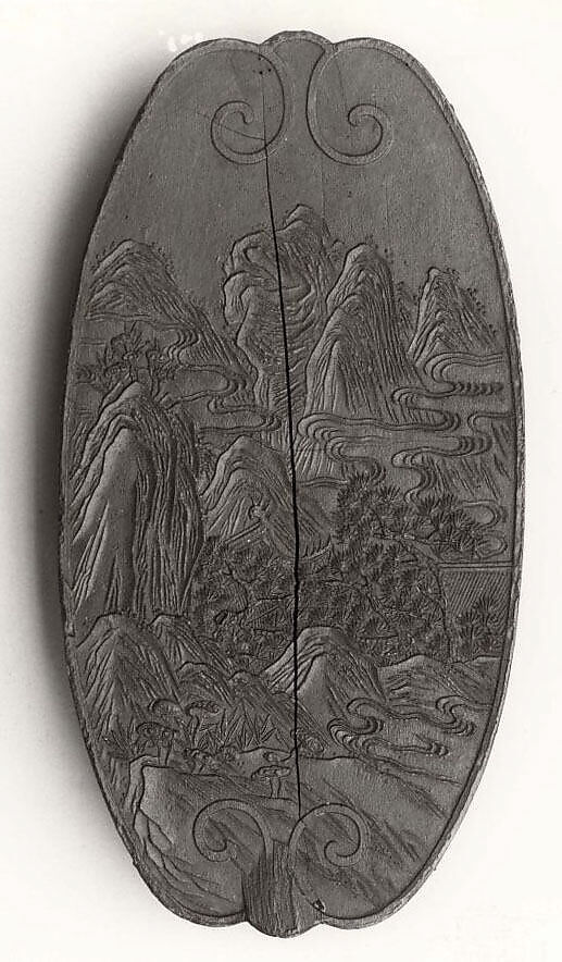 The Everlasting Spring Immortal Hall, Workshop of Jian Guzhai (Chinese,), Ink, China