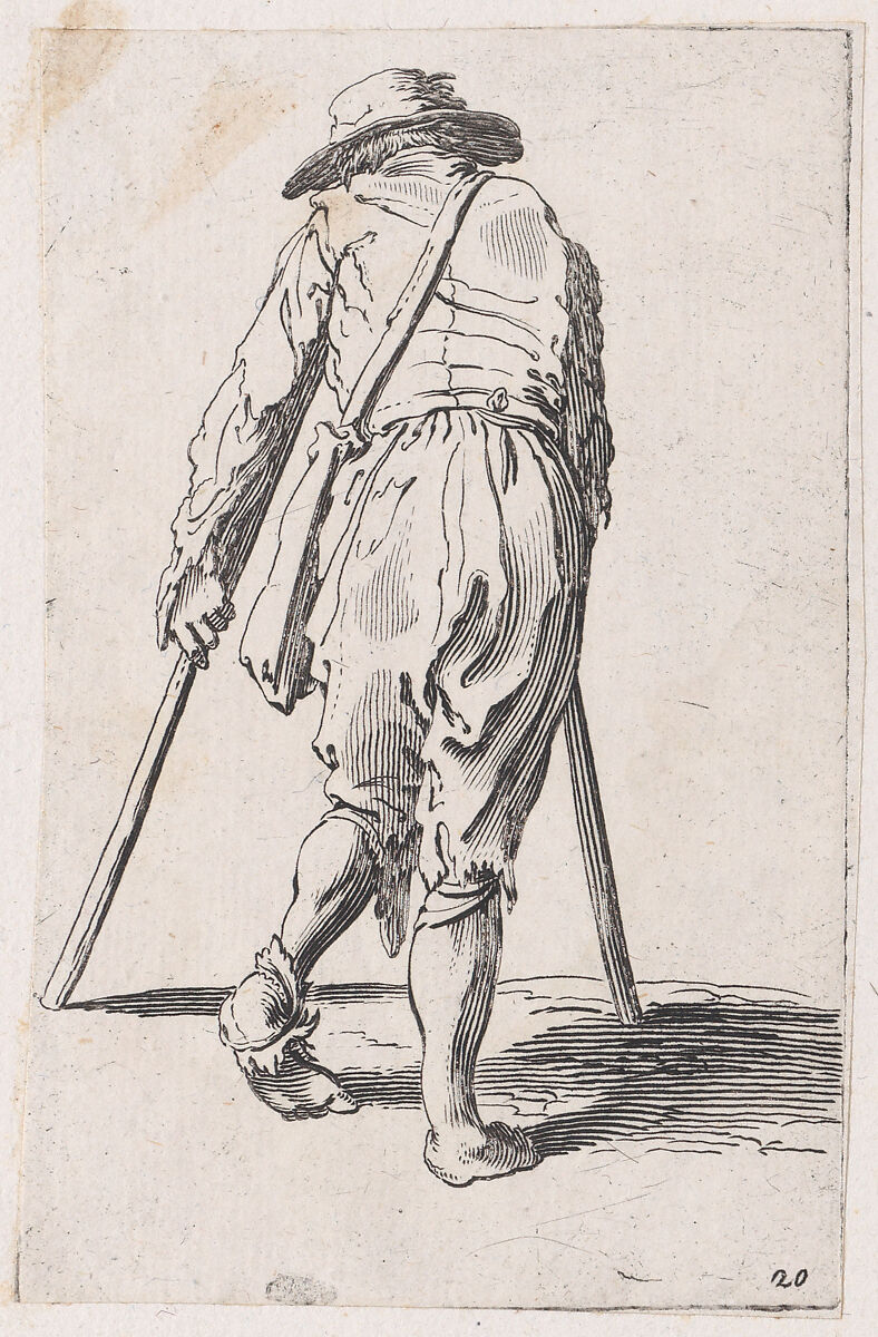 Reverse Copy of La Borgnesse (The One-Eyed Woman), from Les Gueux suite appelée aussi Les Mendiants, Les Baroni, ou Les Barons (The Beggars, also called The Barons), Anonymous, Etching 