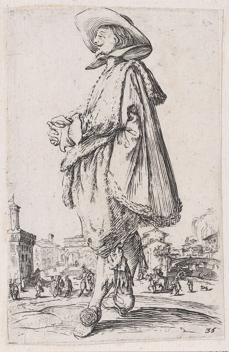 Reverse Copy of Le Mendiant a la Jambe de Bois (The Beggar with the Wooden Leg), from Les Gueux suite appelée aussi Les Mendiants, Les Baroni, ou Les Barons (The Beggars, also called the Barons), Anonymous, Etching 