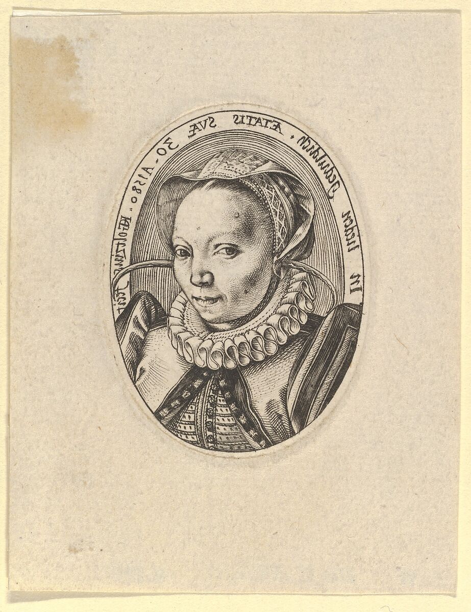 Grietgen (Margaretha) Jansdr., Hendrick Goltzius (Netherlandish, Mühlbracht 1558–1617 Haarlem), Engraving 