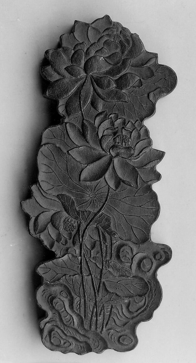 The Far and Great Studio, Workshop of Jian Guzhai (Chinese,), Pine soot and binding medium; inscribed in gilt, China