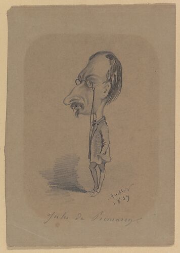 Caricature of Jules de Prémaray