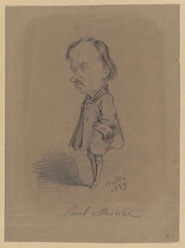 Caricature of Paul Meurice