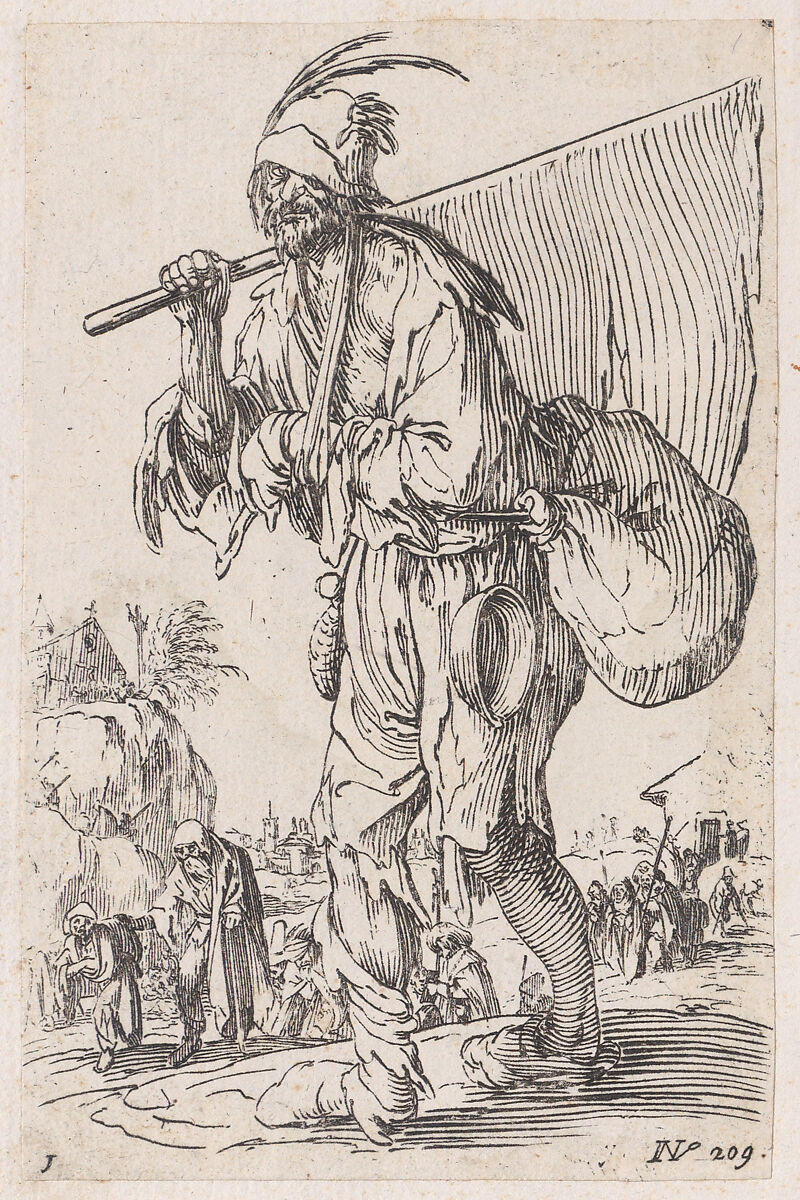 Reverse Copy of Frontispiece, from Les Gueux suite appelée aussi Les Mendiants, Les Baroni, ou Les Barons (The Beggars, also called the Barons), Anonymous, Etching 
