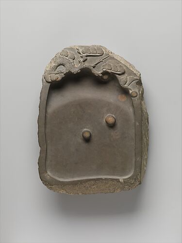 Inkstone with Pine Tree and Bird