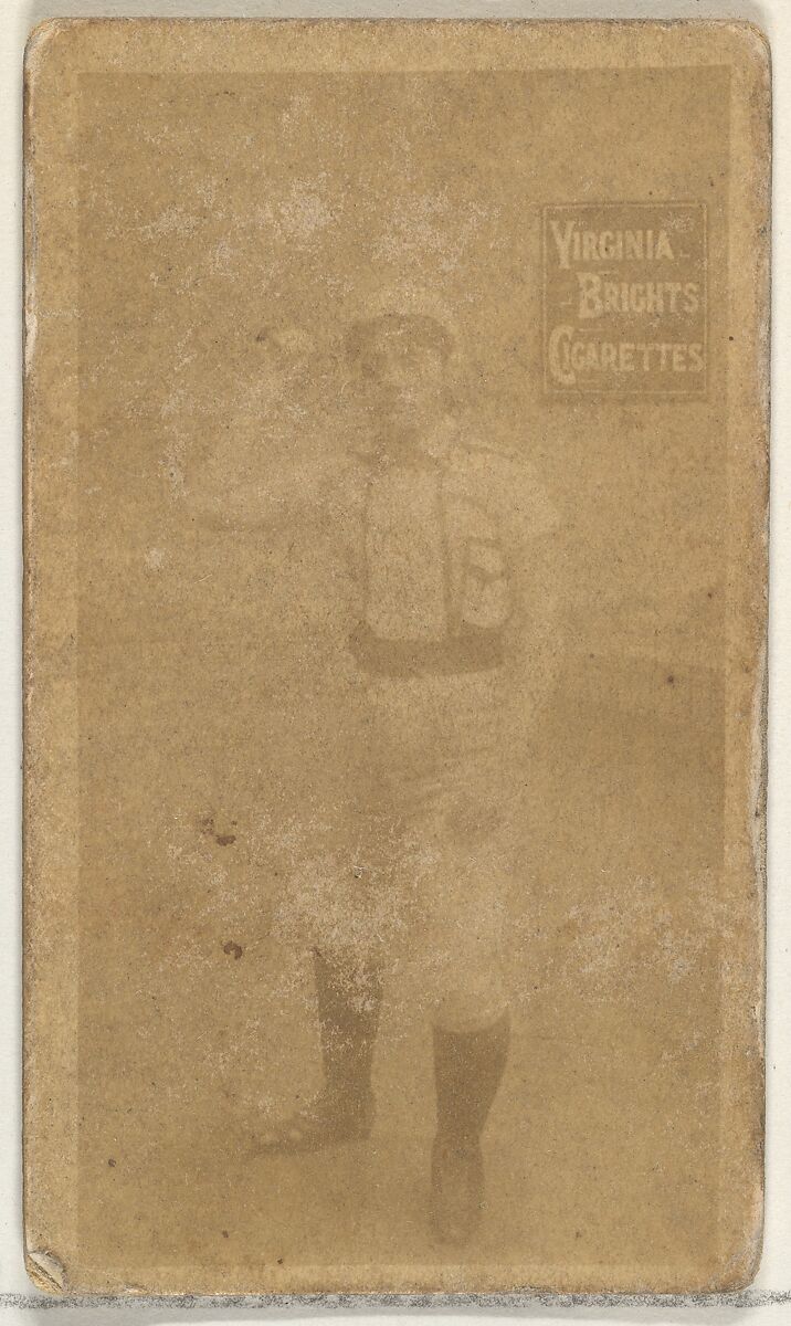 From the Girl Baseball Players series (N48, Type 2) for Virginia Brights Cigarettes, Issued by Allen &amp; Ginter (American, Richmond, Virginia), Albumen photograph 