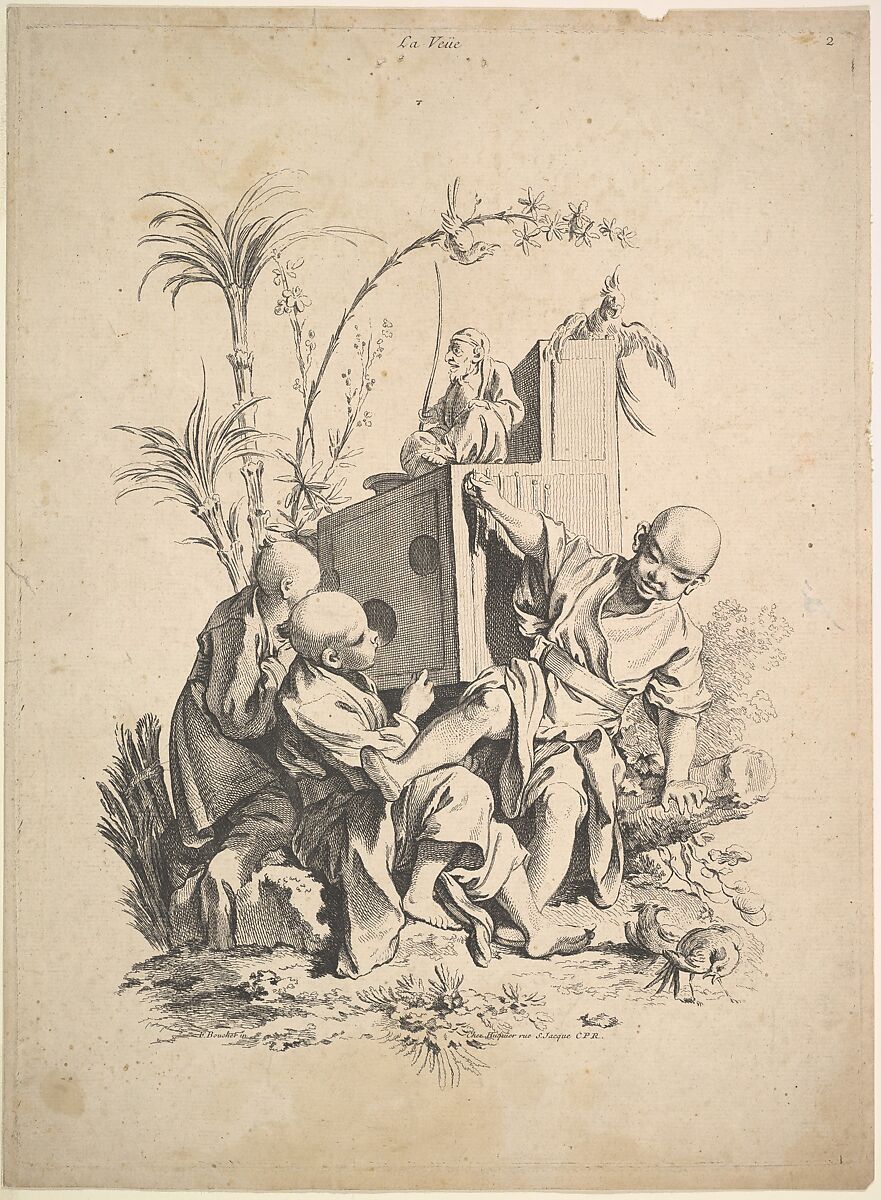 Vision, Chez Huquier (French, 18th century), Etching and engraving 