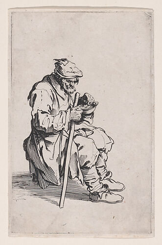 Le Gueux Assis et Mangeant (The Beggar Sitting and Eating), from 