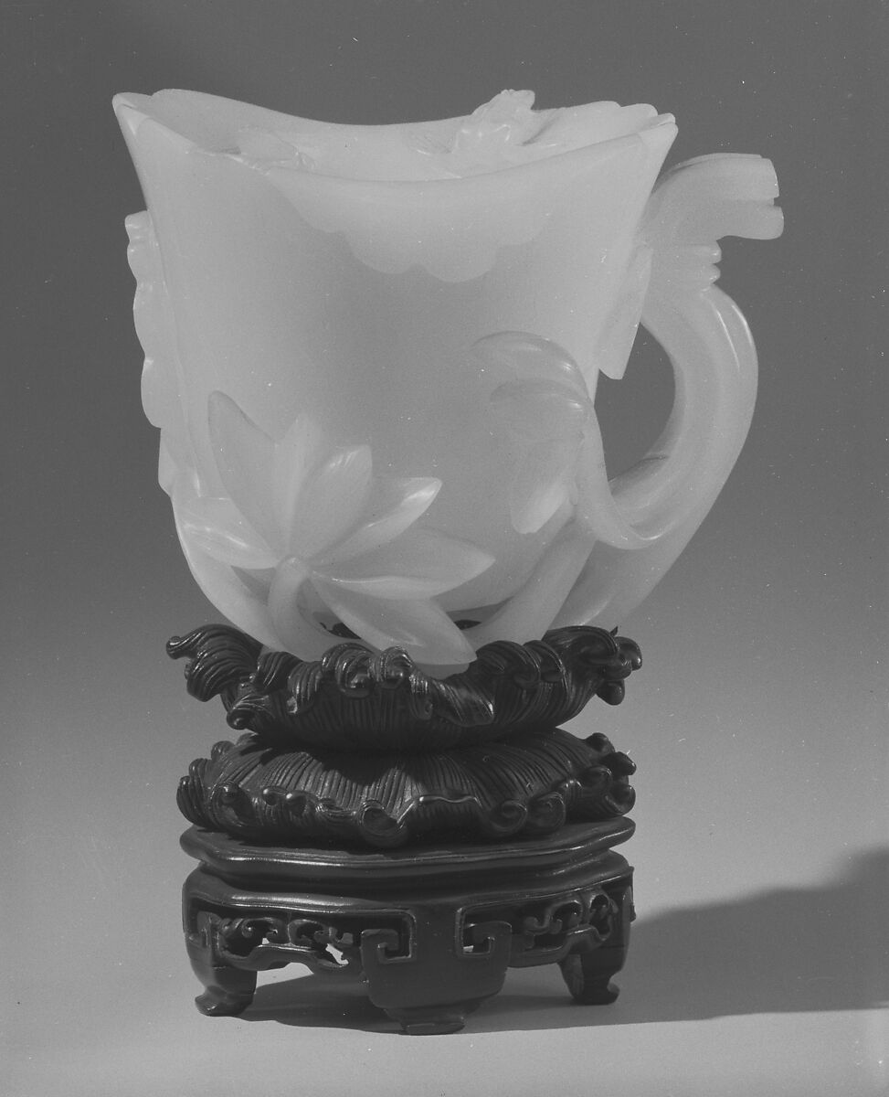 Lotus-Shaped Cup, Jade (nephrite), China 
