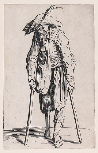 Le Mendiant a la Jambe de Bois (The Beggar with a Wooden Leg), from 