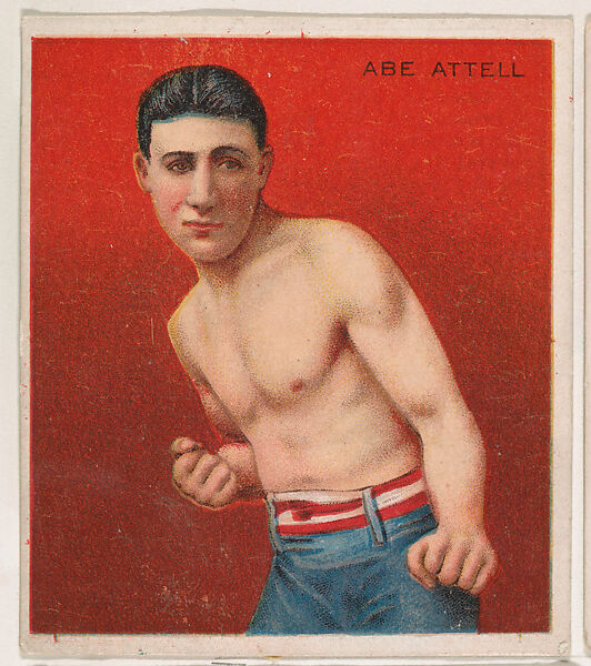 Abe Attell, Boxing, from Mecca & Hassan Champion Athlete and Prize Fighter collection, 1910, Mecca Cigarettes (American), Commercial color lithograph 