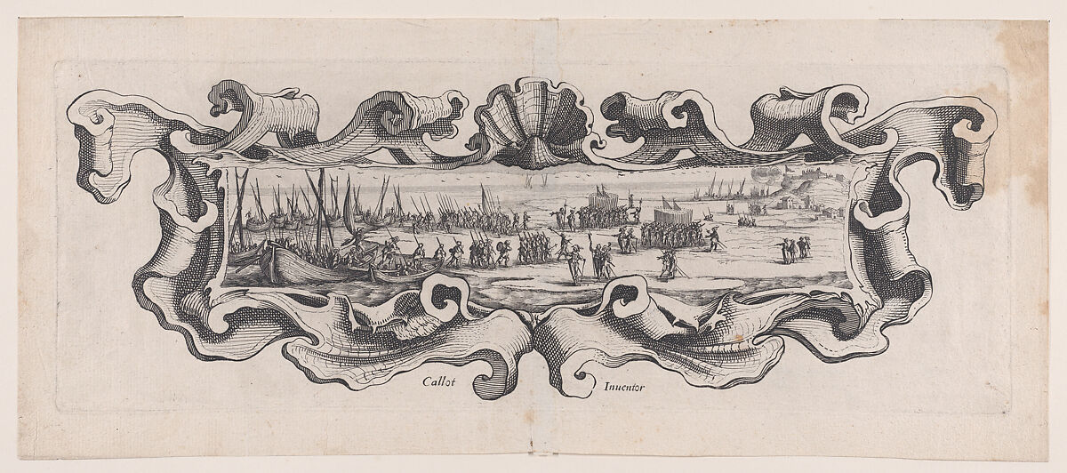 Reverse Copy of Le Débarquement des Troupes (The Landing of the Troops), Anonymous, Etching and engraving 