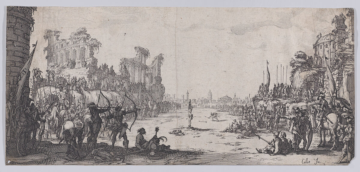 Copy of Le Martyre de St. Sébastien (The Martyrdom of St. Sebastian), Anonymous, Etching 