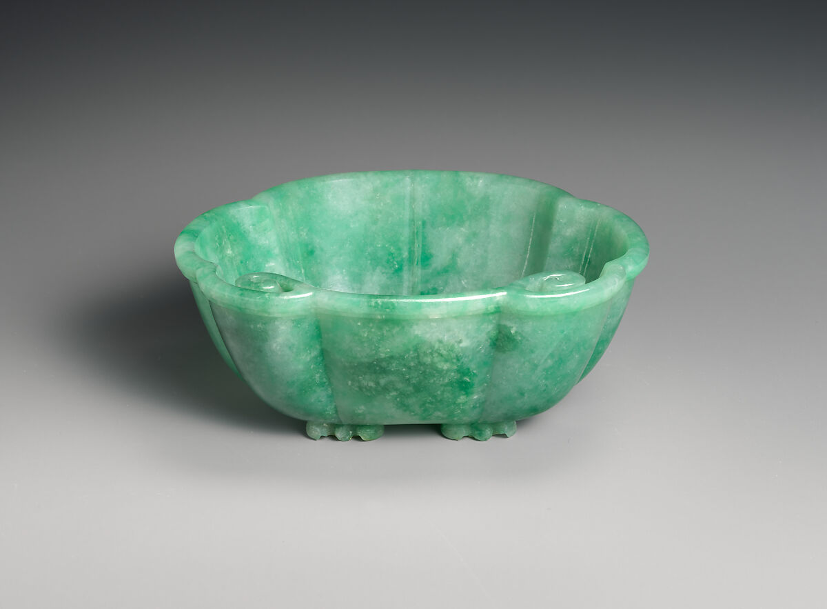 Water receptacle, Jade (jadeite), China