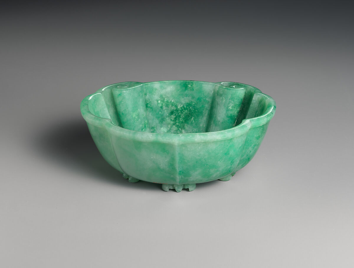 Water receptacle, Jade (jadeite), China