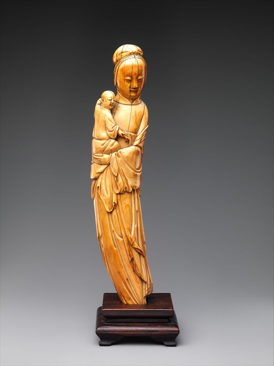 Bodhisattva Guanyin, Ivory, China