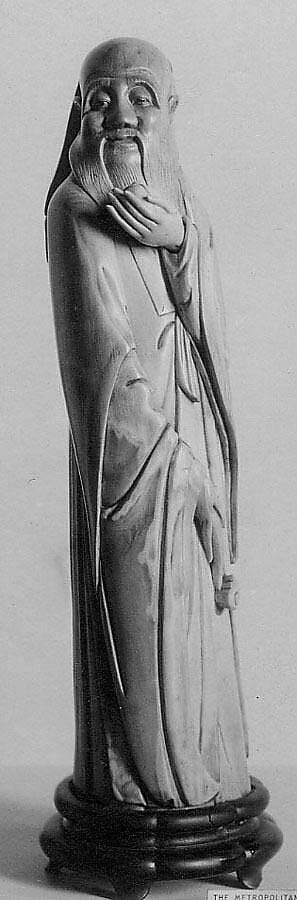 Carved Figure, Ivory, China 