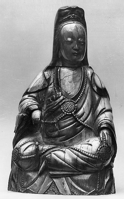 Seated Guanyin, Ivory, China 