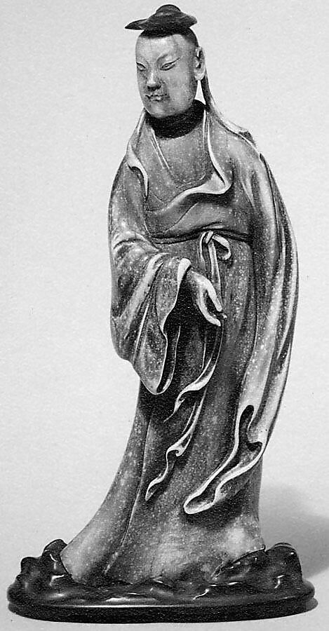 Statuette, Ivory, wood, China 