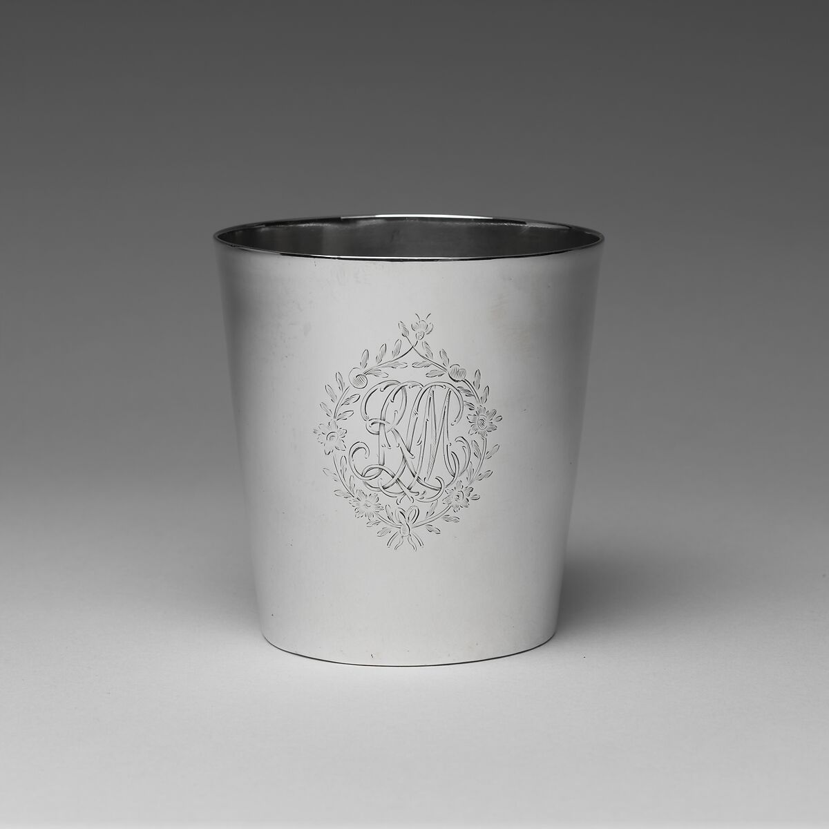 Beaker, Cary Dunn (active ca. 1765–96), Silver, American 