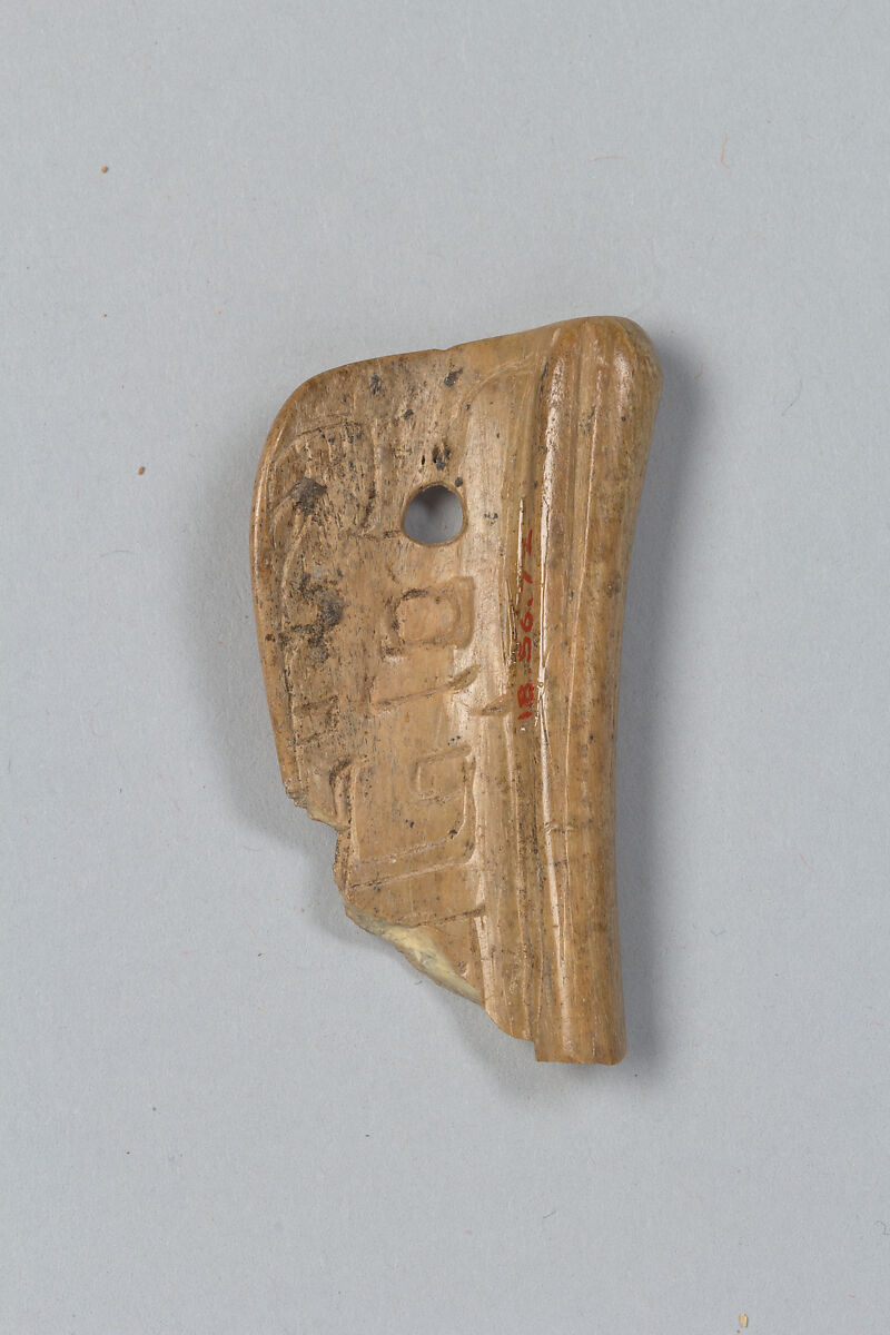 Oracle bone fragment, Bone, China