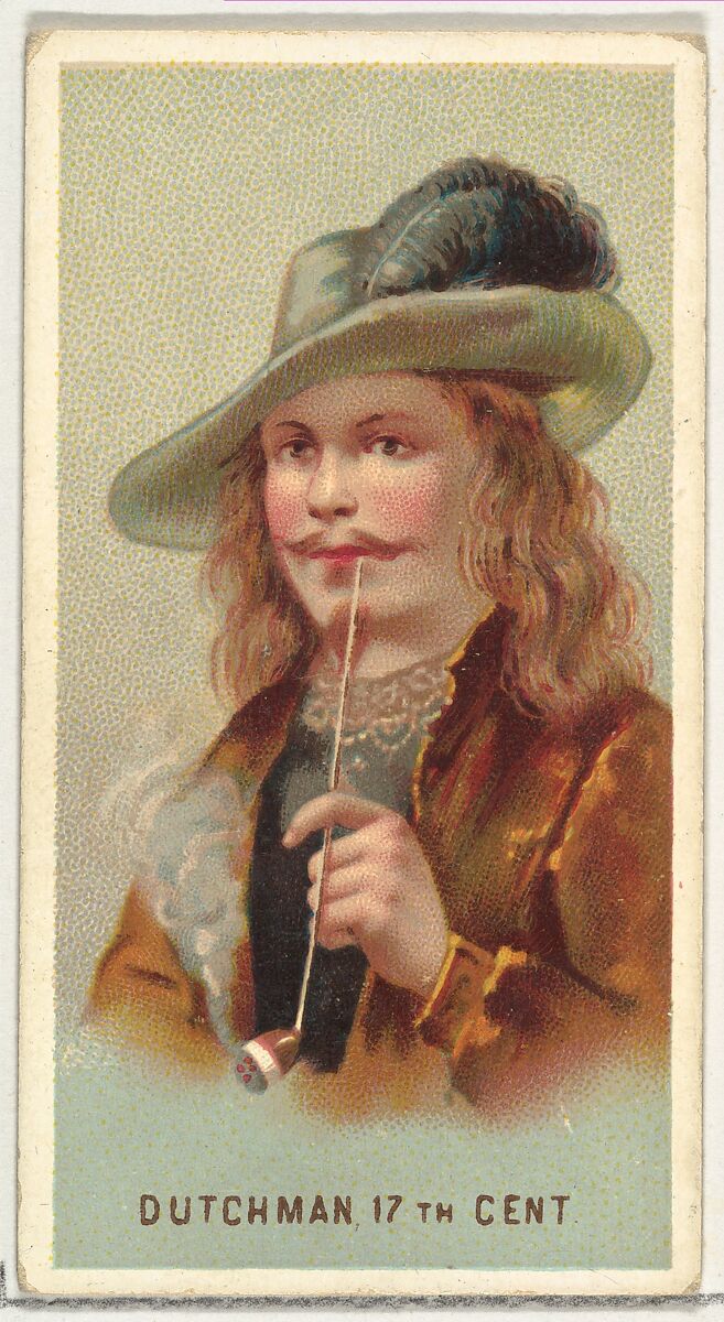 17th Century Dutchman, from World's Smokers series (N33) for Allen & Ginter Cigarettes, Issued by Allen &amp; Ginter (American, Richmond, Virginia), Commercial color lithograph 