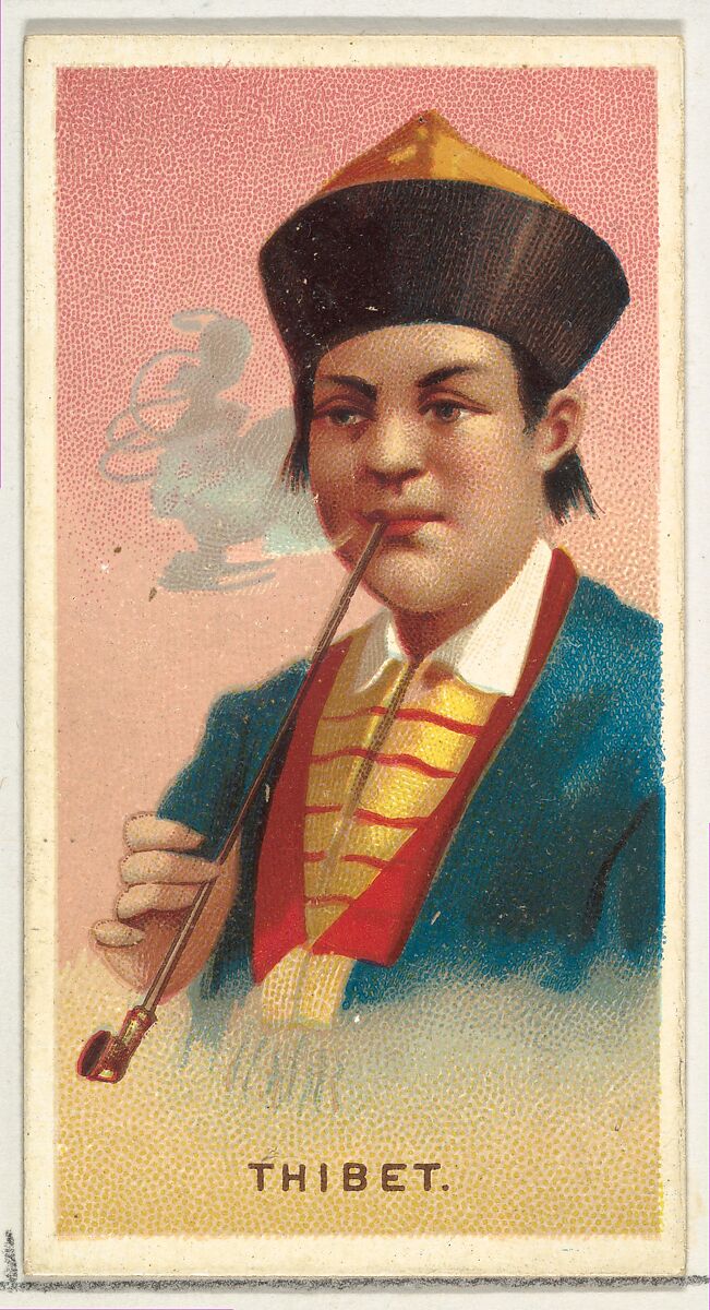 Tibet, from World's Smokers series (N33) for Allen & Ginter Cigarettes, Issued by Allen &amp; Ginter (American, Richmond, Virginia), Commercial color lithograph 