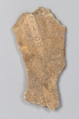 Oracle bone fragment