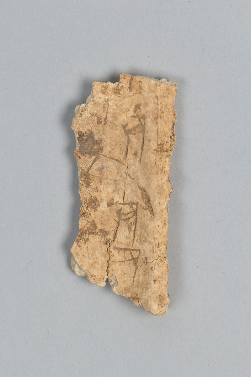 Oracle bone fragment, Inscribed bone, China 