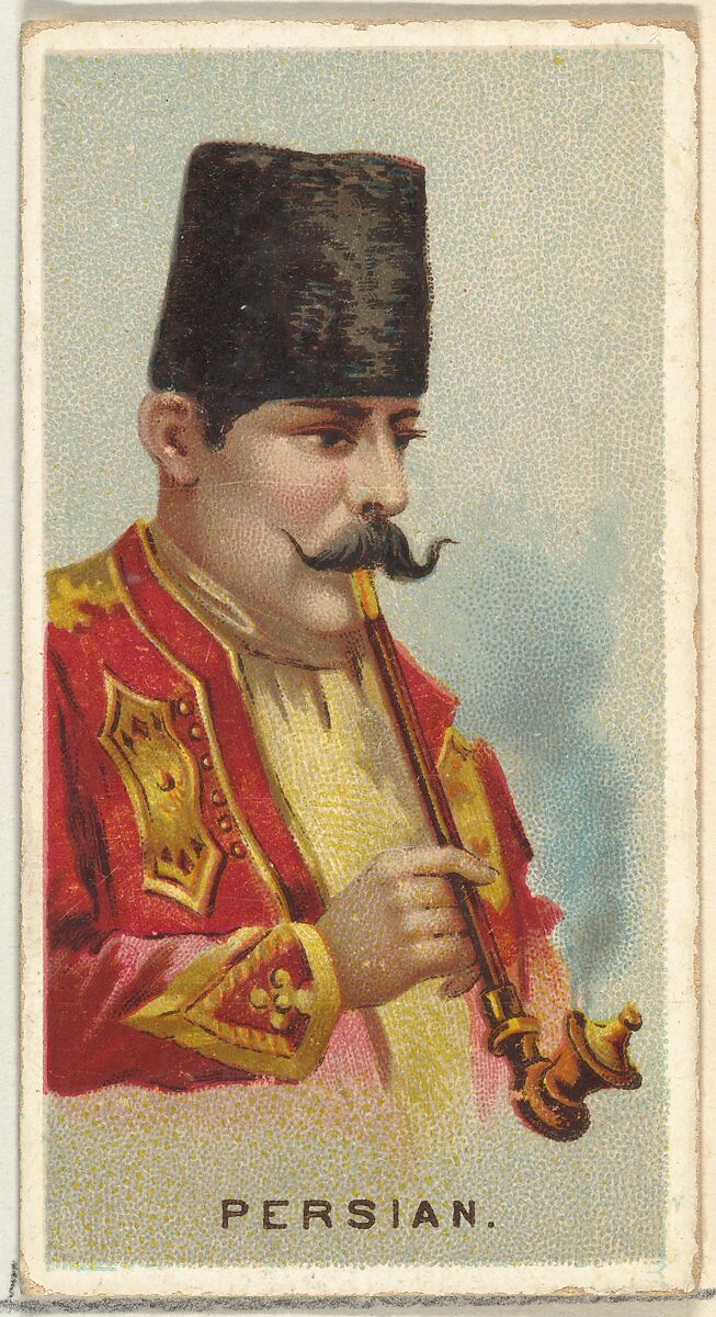 Persian, from World's Smokers series (N33) for Allen & Ginter Cigarettes, Issued by Allen &amp; Ginter (American, Richmond, Virginia), Commercial color lithograph 
