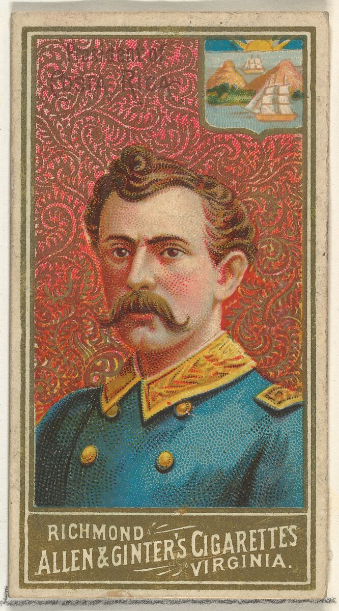 President of Costa Rica, from World's Sovereigns series (N34) for Allen & Ginter Cigarettes, Issued by Allen &amp; Ginter (American, Richmond, Virginia), Commercial color lithograph 