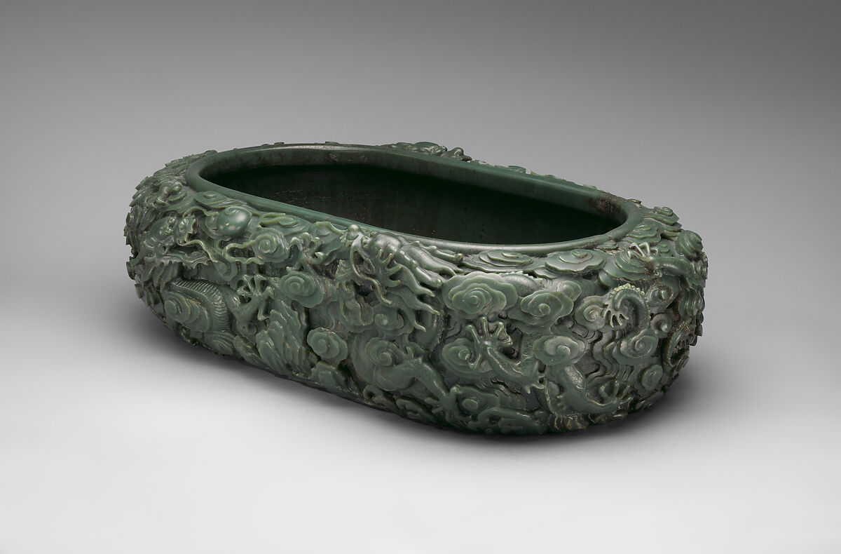 Basin, Jade (nephrite), China
