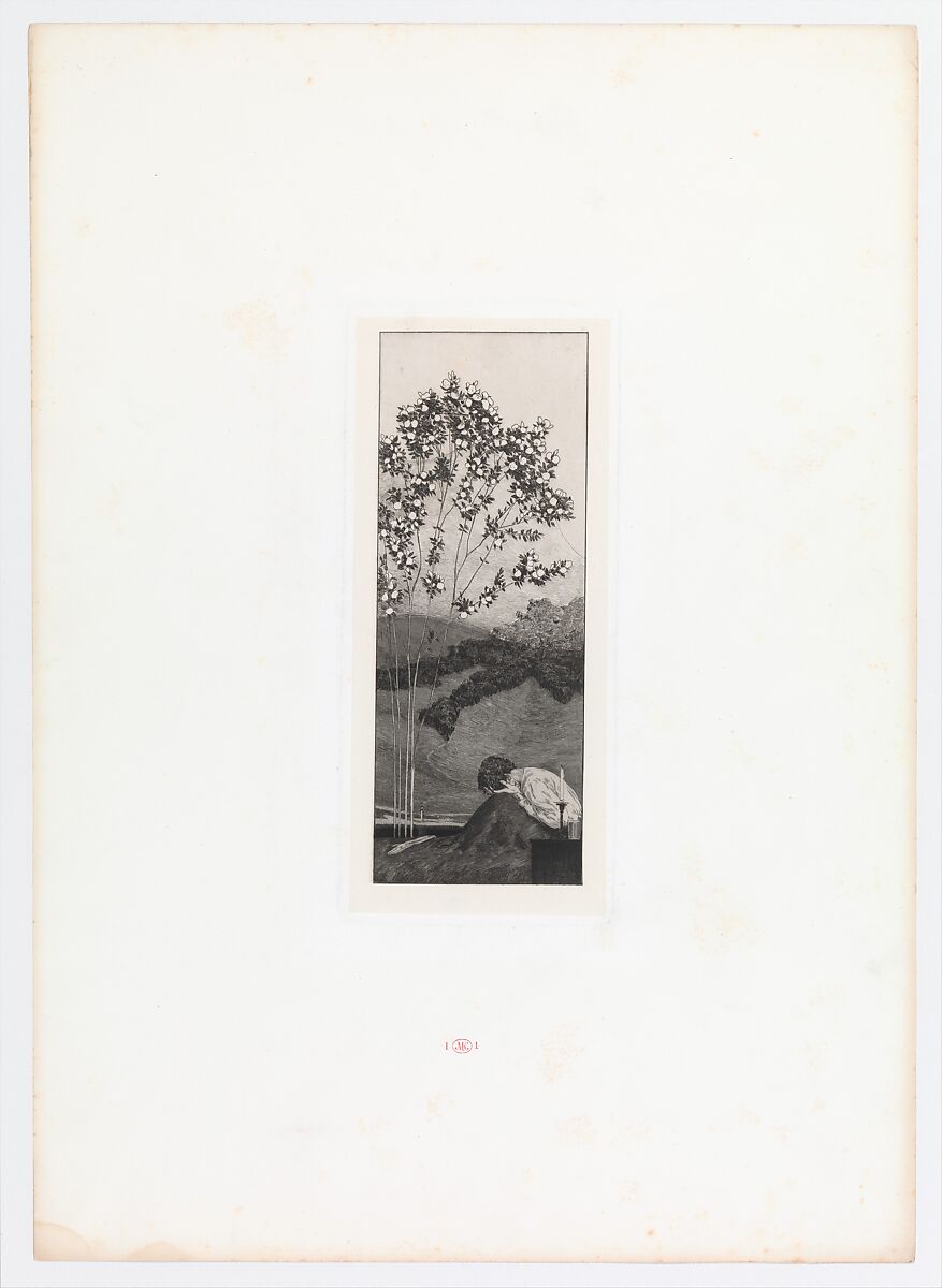 Wünsche (Yearnings) from Ein Handschuh (A Glove). Cyclus von zehn Compositionen radirt. Rad. Opus VI, Plate III. First edition, Max Klinger (German, Leipzig 1857–1920 Großjena), Etching, drypoint and aquatint on chine collé; first edition 