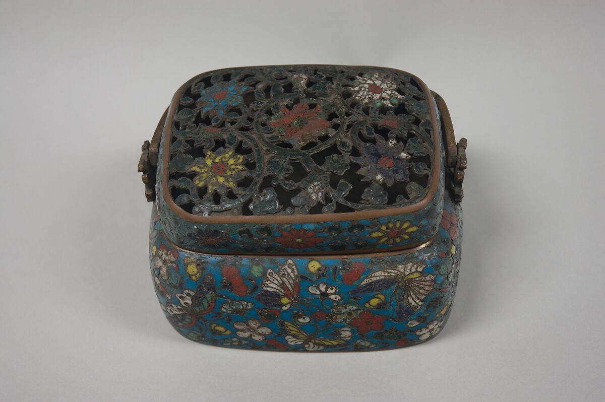 Hand Warmer, Cloisonné enamel, China