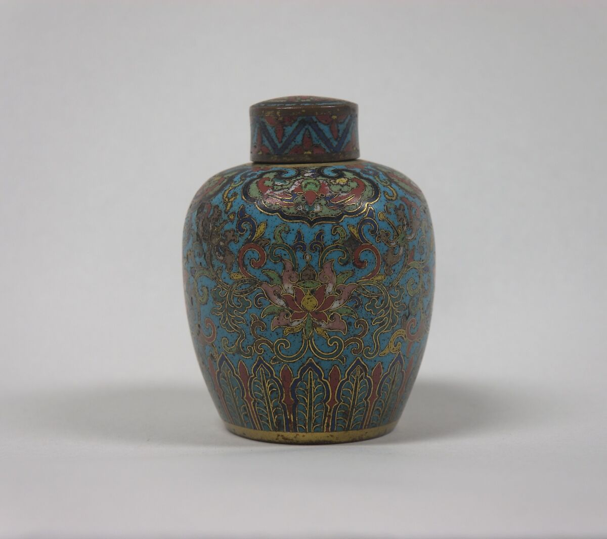 Covered Jar, Cloisonné enamel, China 