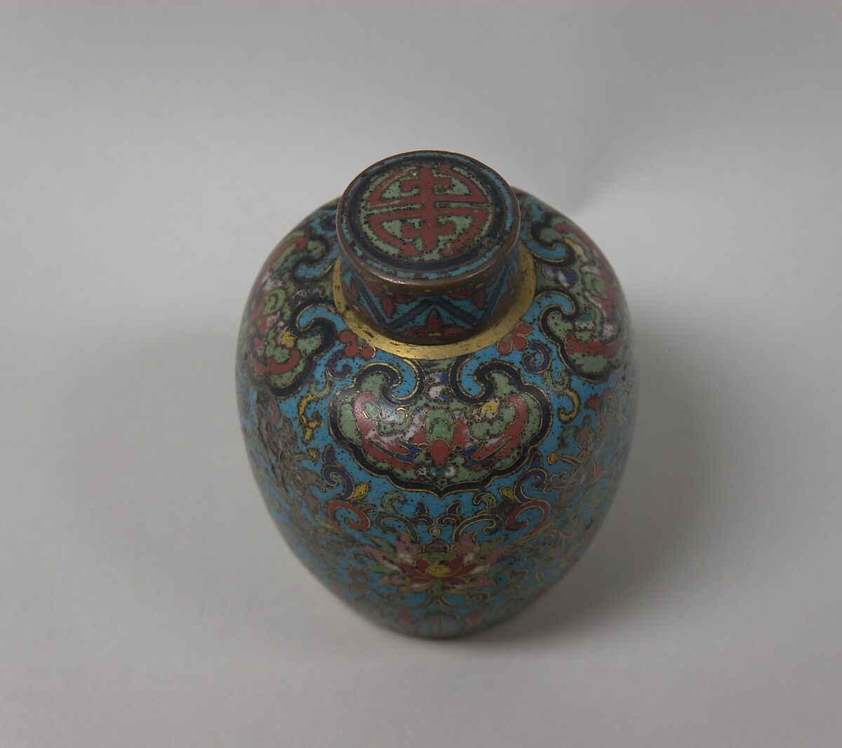 Covered Jar, Cloisonné enamel, China