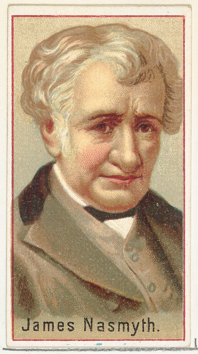 James Nasmyth, printer's sample for the World's Inventors souvenir album (A25) for Allen & Ginter Cigarettes, Issued by Allen &amp; Ginter (American, Richmond, Virginia), Commercial color lithograph 