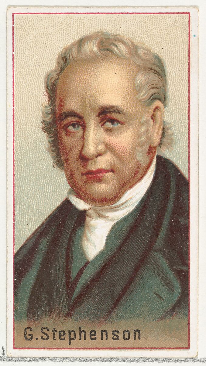 G. Stephenson, printer's sample for the World's Inventors souvenir album (A25) for Allen & Ginter Cigarettes, Issued by Allen &amp; Ginter (American, Richmond, Virginia), Commercial color lithograph 