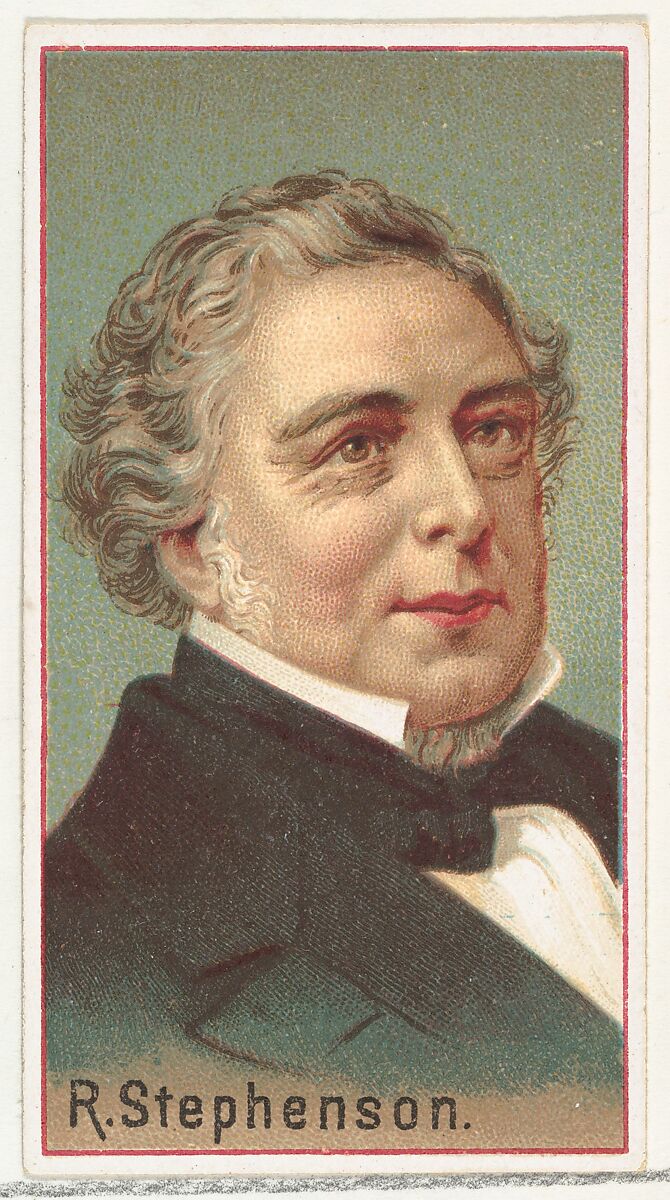 R. Stephenson, printer's sample for the World's Inventors souvenir album (A25) for Allen & Ginter Cigarettes, Issued by Allen &amp; Ginter (American, Richmond, Virginia), Commercial color lithograph 