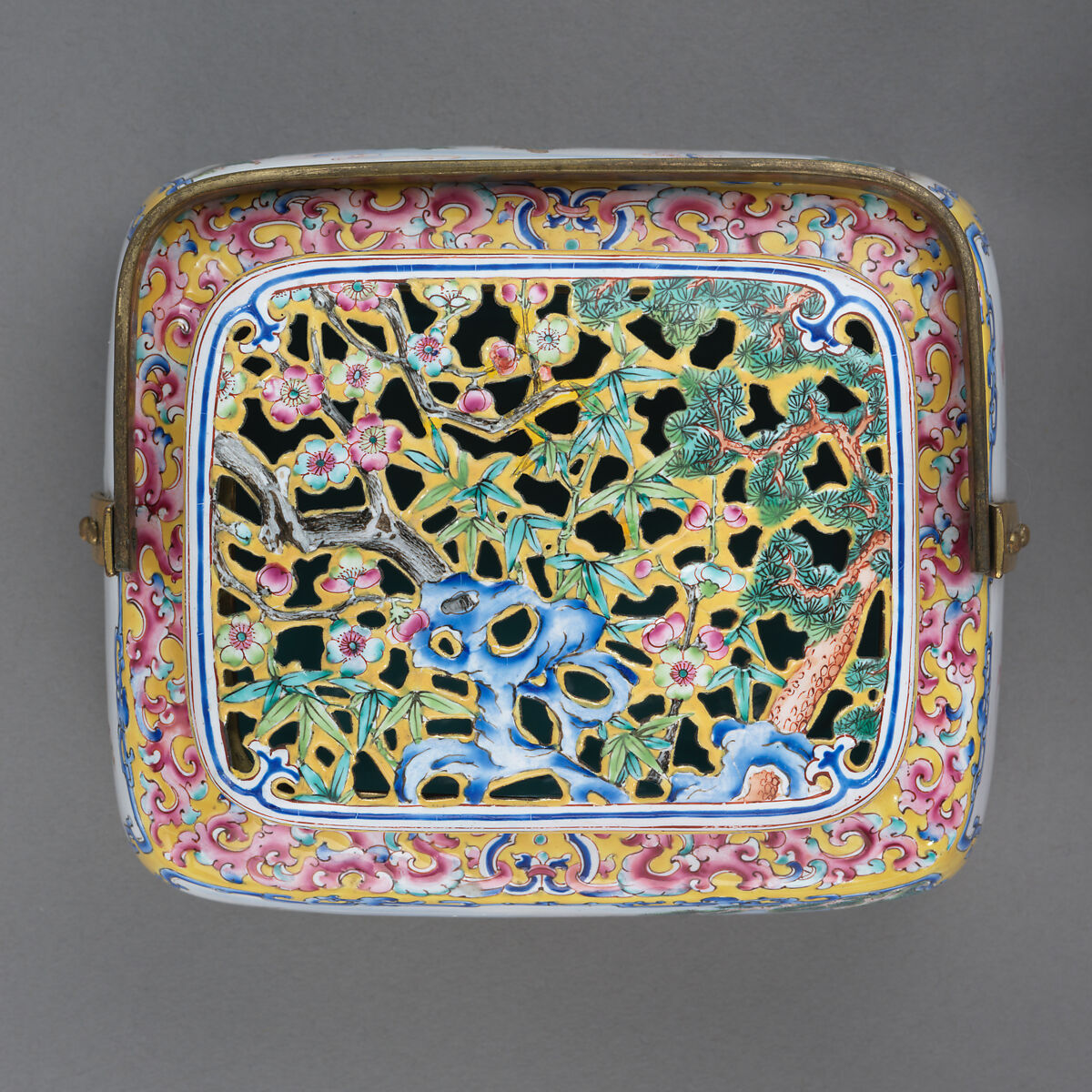 Hand Warmer, Painted enamel, China